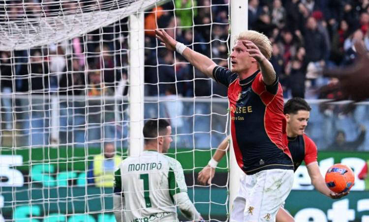 热那亚主场2-1逆转维罗纳,换帅后连战四轮保持不败,暂时脱离意甲降级区